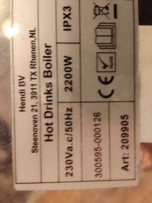 Глинтвейница, термопот, электрочайник, куллер-бойлер Hendi 30л