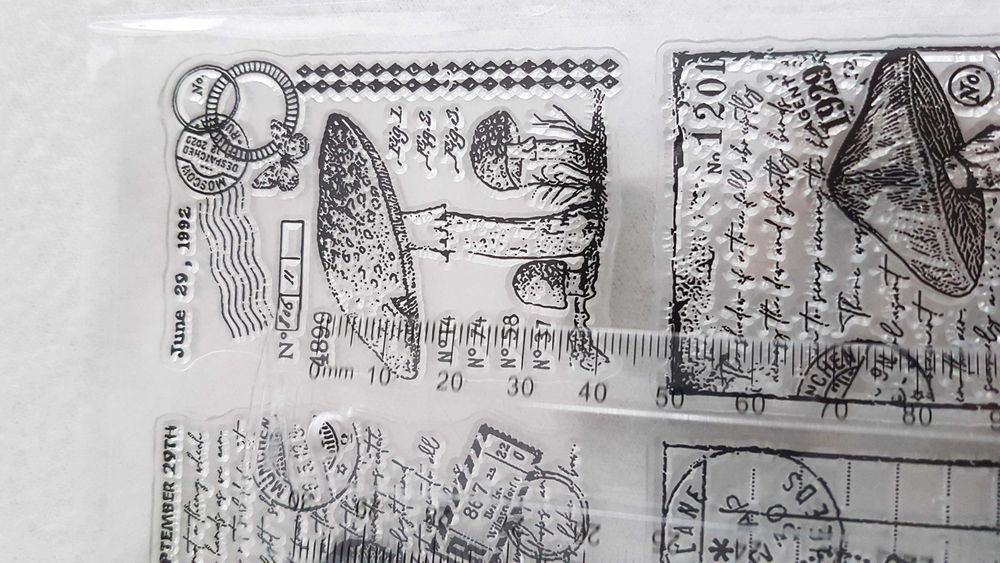 Stemple, Pieczątki, Clear Stamps, Scrapbooking - Grzyby