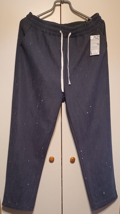 Нові брюки вельвет камінці батал