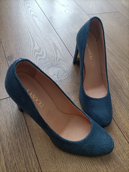 Granatowe półbuty Lasocki, rozmiar 38