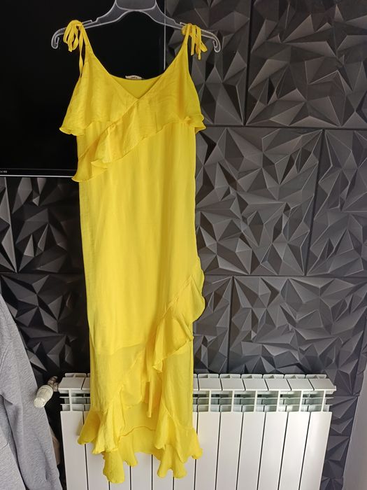 Sukienka żółta boho