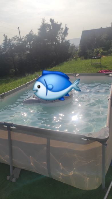 Basen stelażowy 2x3m plus maty solarne