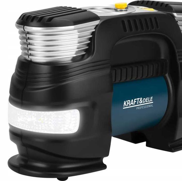 Kompresor Samochodowy Sprężarka 7BAR 250W LED Kraft New Model