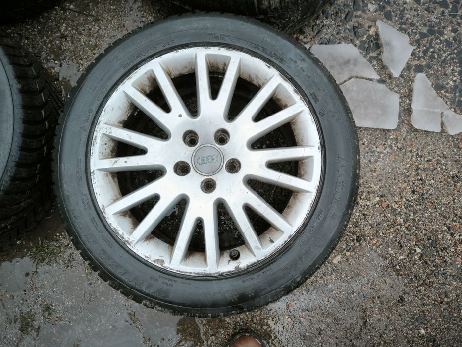 Audi felgi 17 z oponami zimowymi