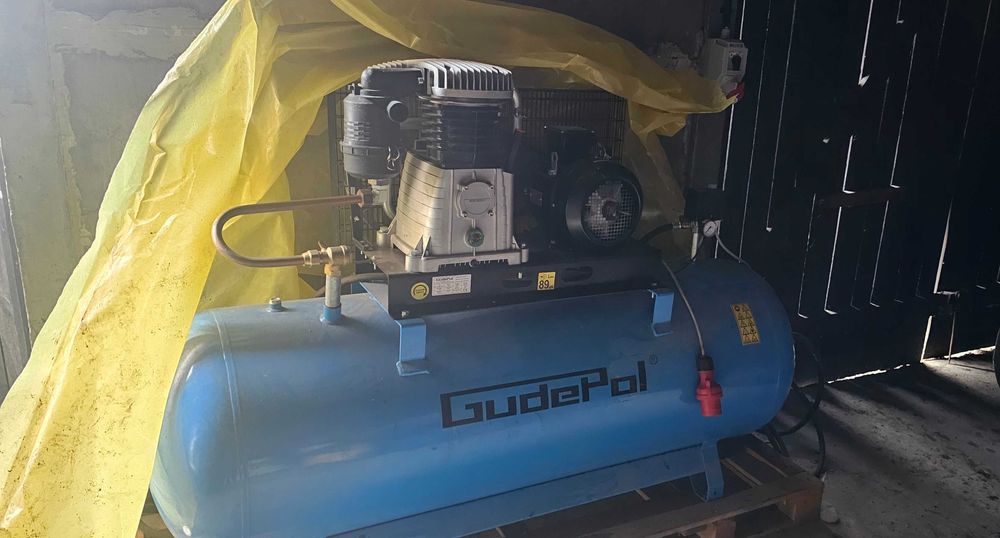 Kompresor Gudepool 7,5kw 500l 15bar silnik Abac