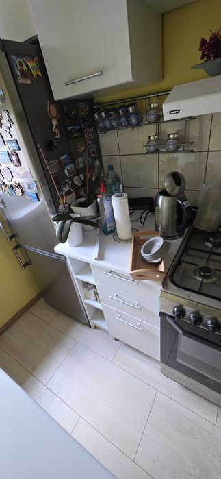 Zestaw mebli kuchennych biały połysk