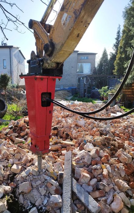 Koparko-ładowarka Usługi niwelacja terenu korytowanie wykopy przyłącza