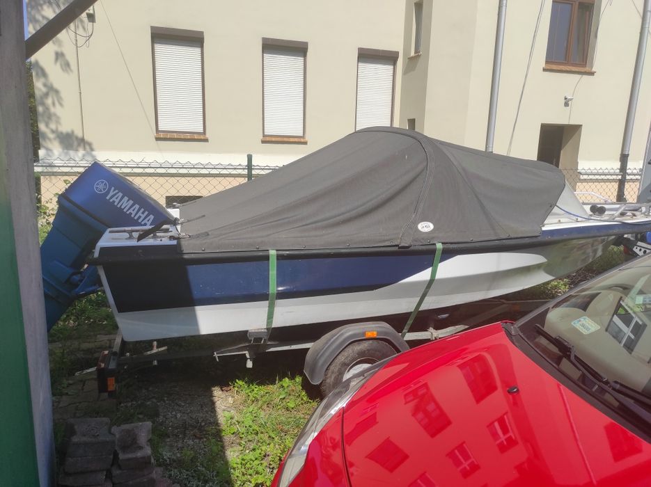 Łódź przyczepa i silnik