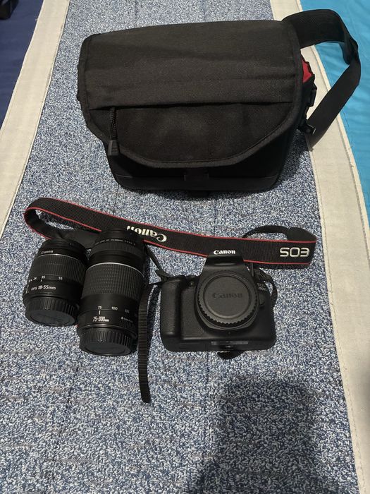 Canon 2000D com 2 lentes