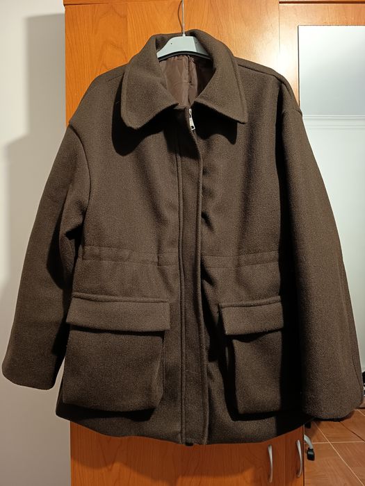 Casaco fazenda castanho