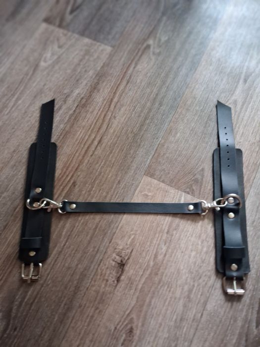 Браслеты для двоих для игр из натуральной кожи ручной работы