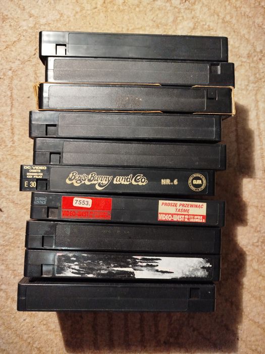 Kasety VHS 38 sztuk