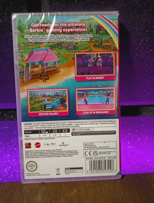 Barbie: Project Friendship Nintendo Switch przygodówka dla dziewczynek