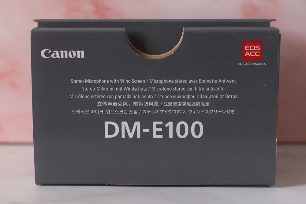 Microfone Canon DM-E100