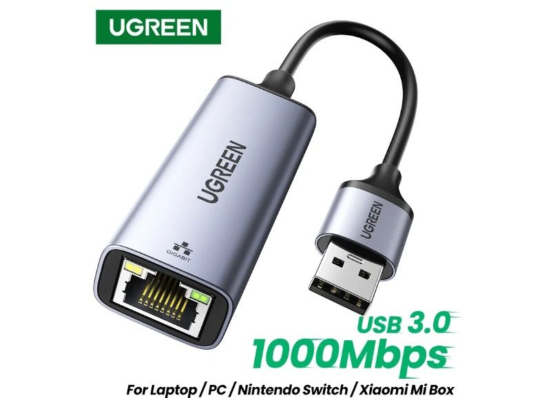 Ugreen USB 3.0 to Gigabit RJ-45 Ethernet adapter 1000Mbps CM209: 530 ...
