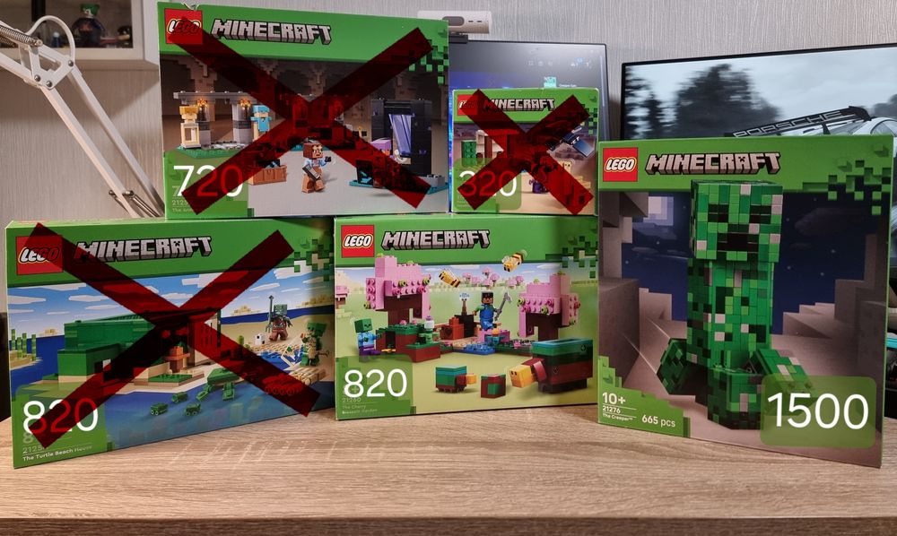 メガLD4枚セット lego 21255 - купити конструктори для дітей - Ціна на OLX.ua
