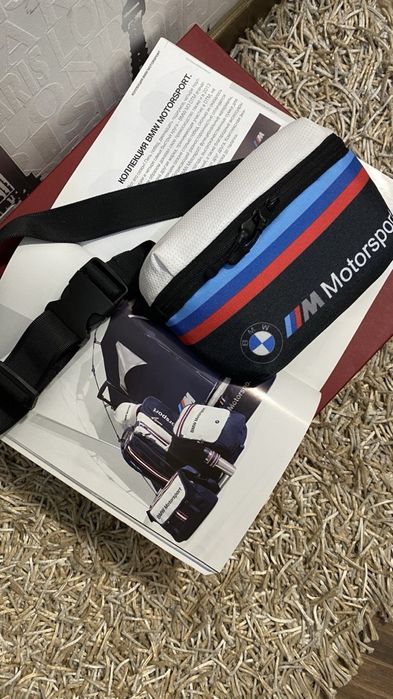 Сумка поясная бананка BMW
