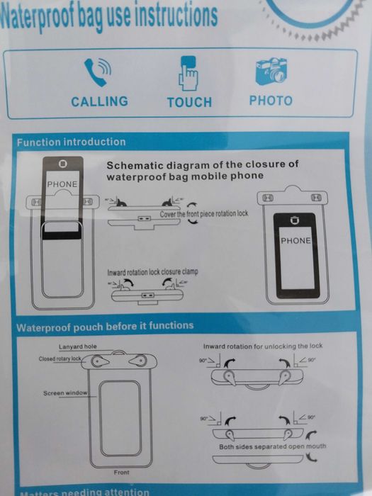 Чехол водонепроницаемый