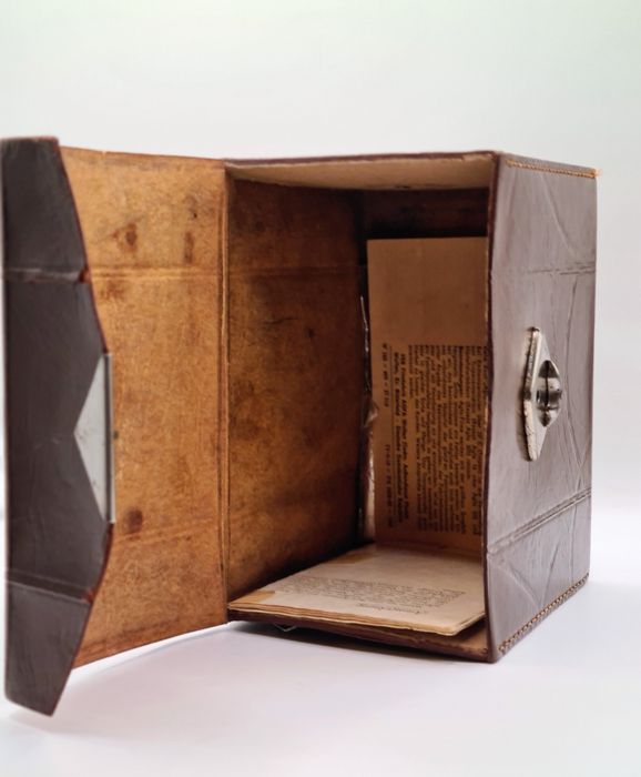 BALDA Micky Rollbox II 1932 – rzadki BOX 127 + futerał + stare dokumenty