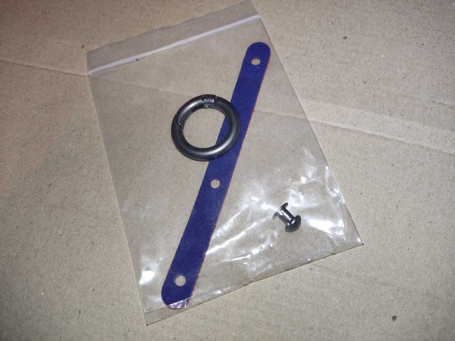 Брелок кожа кольцо для ключей