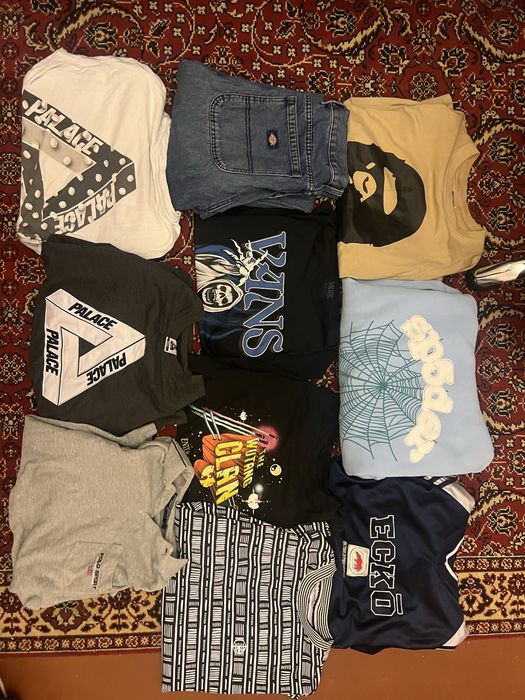 продам шмот sk8 ecko palace polar bape dickies vans wutang spider polo