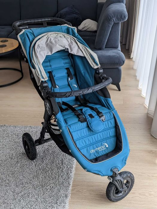 Wózek spacerowy Baby Jogger Citi mini GT, trójkołowy, turkusowy/teal