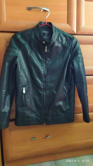 Куртка косуха на мальчика кожзам