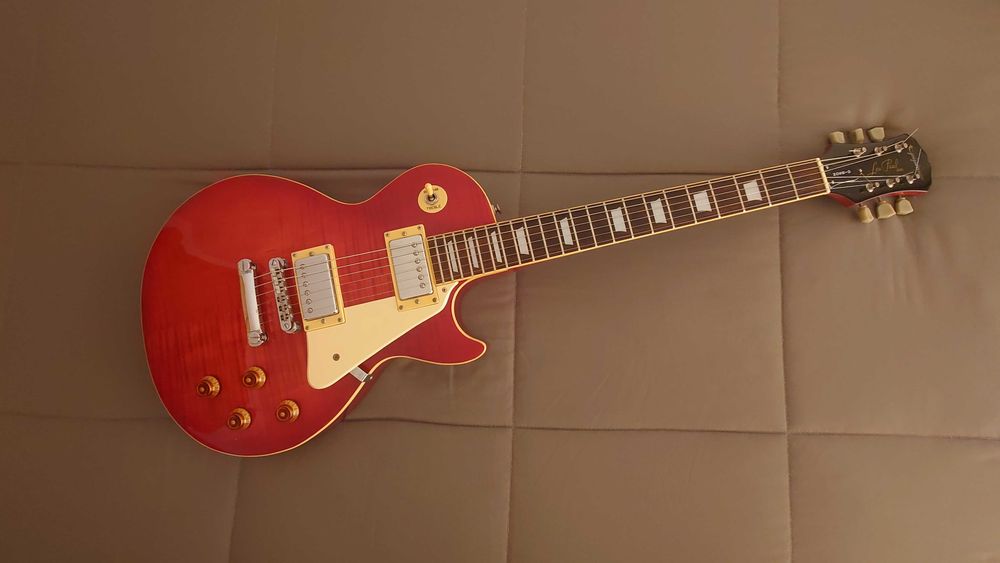 Epiphone Les Paul Standard Plus Top Limited Edition 1996 – Wine Red