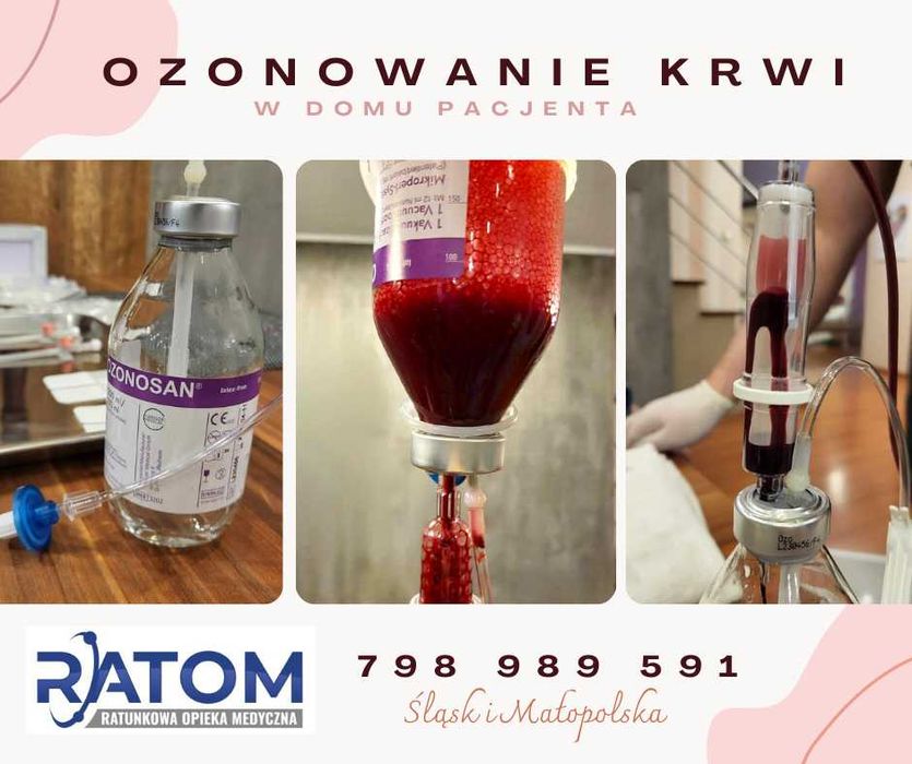 Wlewy witaminowe, detoks alkoholowy, ozonowanie, kroplówki DOJAZD