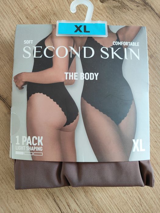 Body second skin xl brązowe
