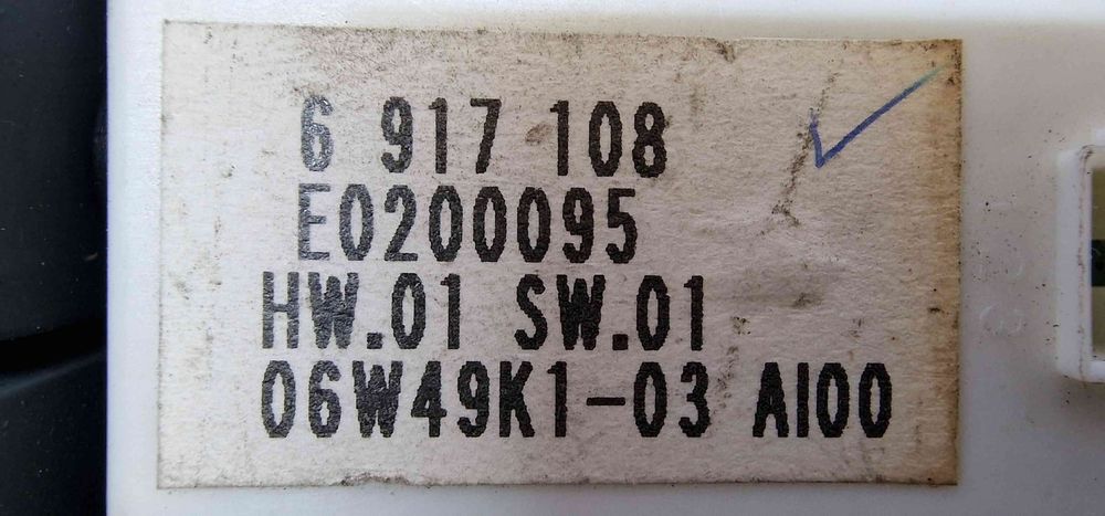 Comando / Botão / Interruptor Vidros Trás Direito 6917108 - BMW 7