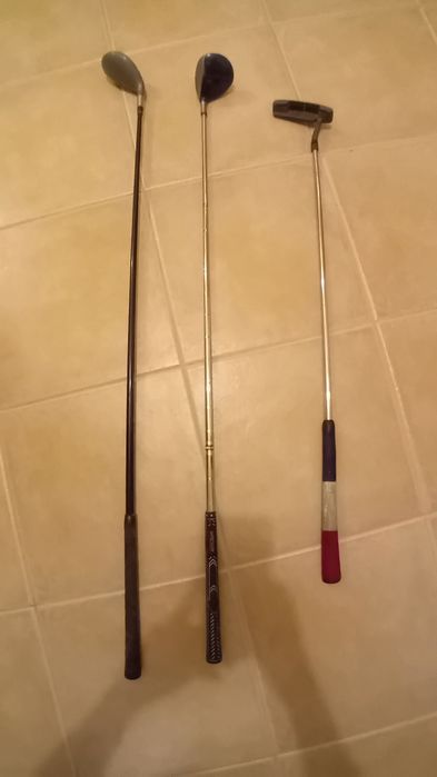 3 tacos de golf antigos