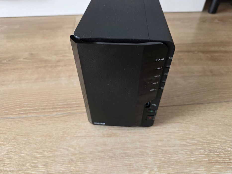 Serwer Synology NAS 224+ 2x3TB HDD WD RED CMR 10GB RAM, FVAT, Odbiór osobisty
