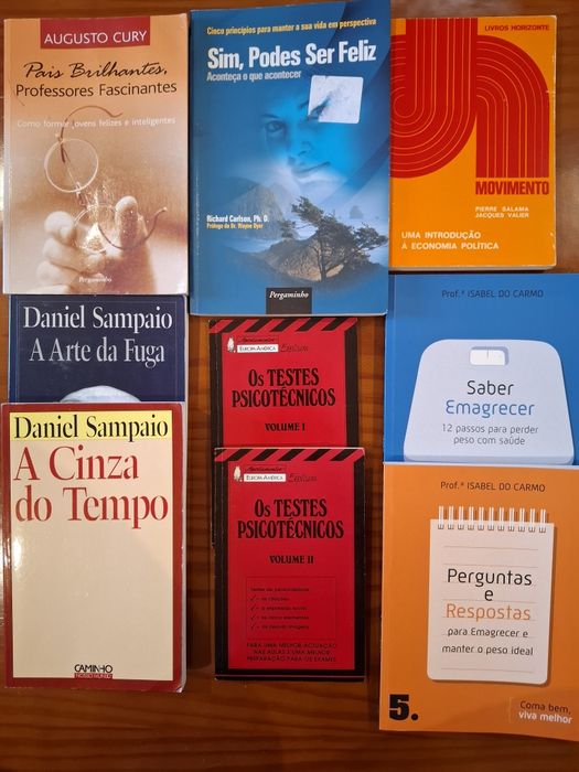 Livros diversos auto ajuda e Sociologia