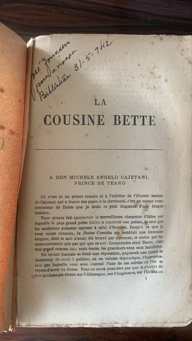 La Cousine Bette. Les Parents I Pauvres.