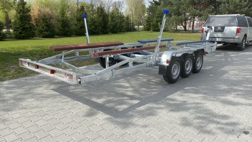Przyczepa podłodziowa DMC 3500  9m x 2,5m 3-osiowa