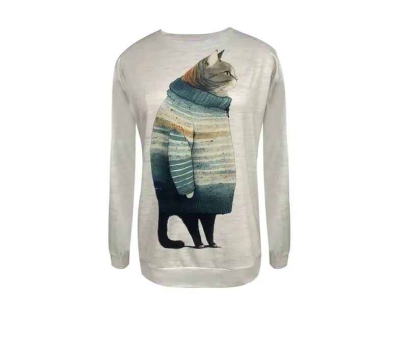 Крутий світшот з котом,светр