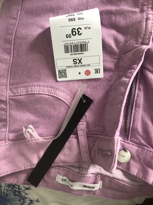 фиолетовые джинсы sansey 12-13 лет