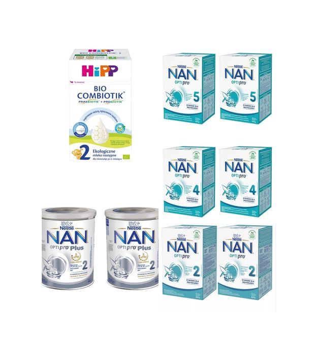 Суха молочна суміш НАН NAN 2-3- 4-5 Нестле
