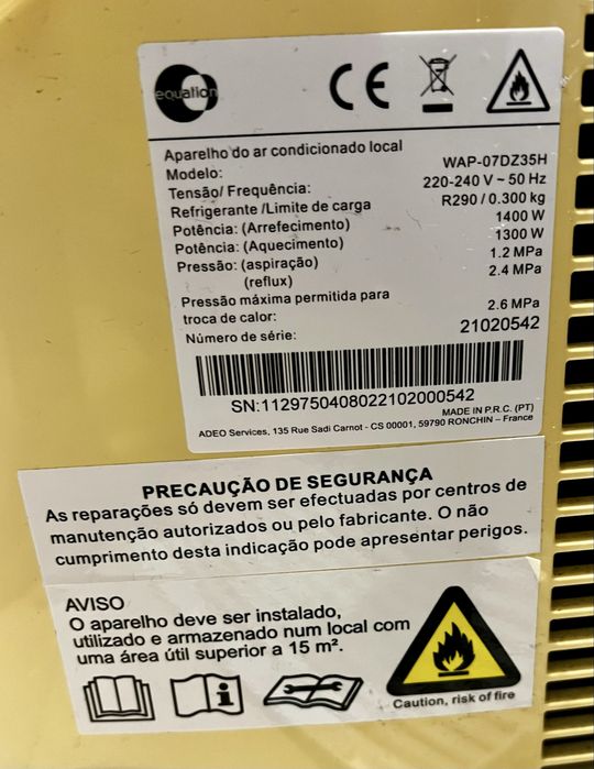 Ar Condicionado 12000btus inverter (frio e quente)