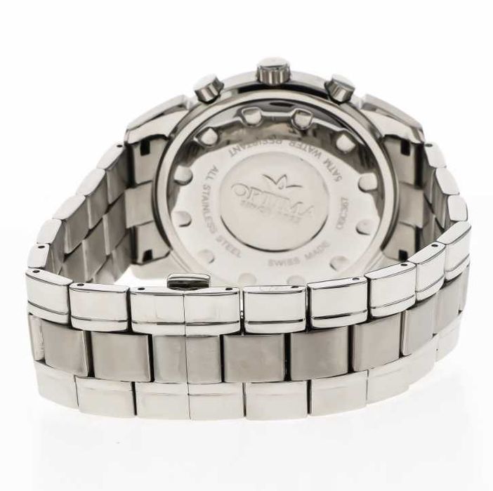 Relógio Suíço Optima - Swiss Chronograph - OSC367-SS-4 - Homem