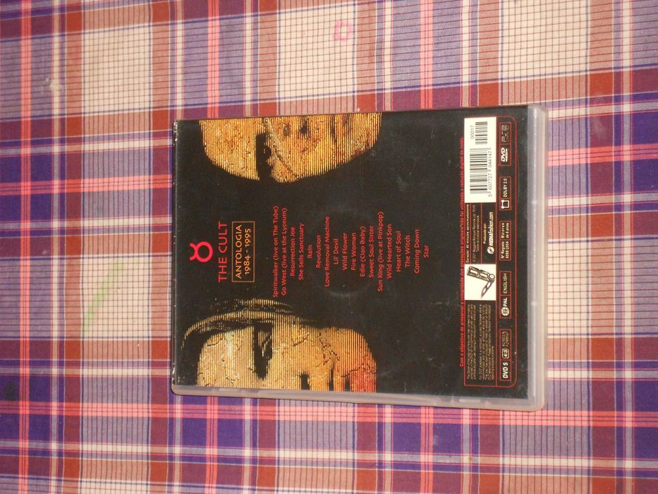 DVD Pure Cult - Antologia The Cult 1984-1995 - DN