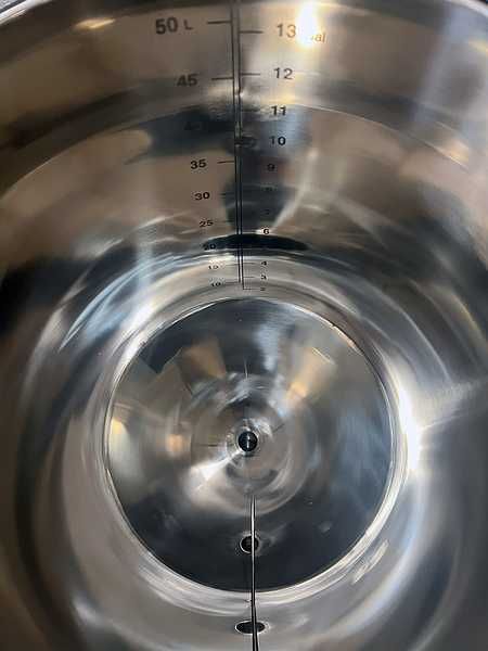 50л Циліндрично Конічний Танк,  ферментер (ЦКТ) для домашнього крафту