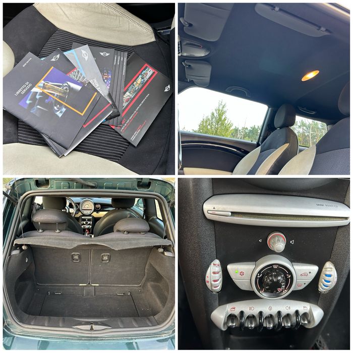 Mini Cooper 1.6 ben 120 koni Tempomat skóry czarny sufit ORYGIN LAKIER