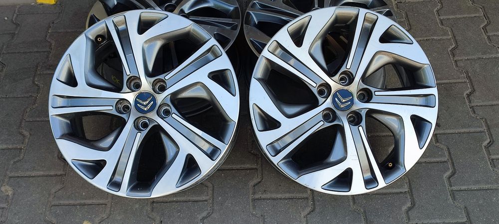17" 7J 5x108 Komplet felg aluminiowych Citroen C4 Picasso II