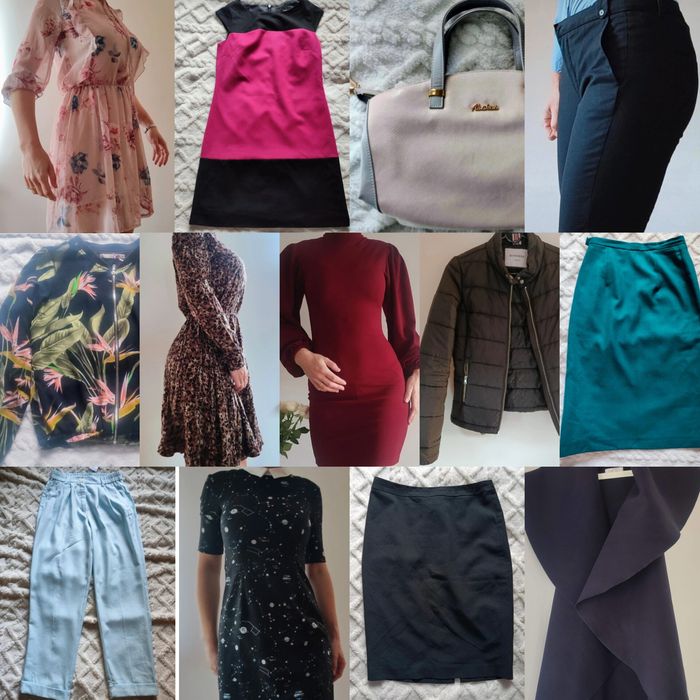 Duża paka markowych ubrań S XS