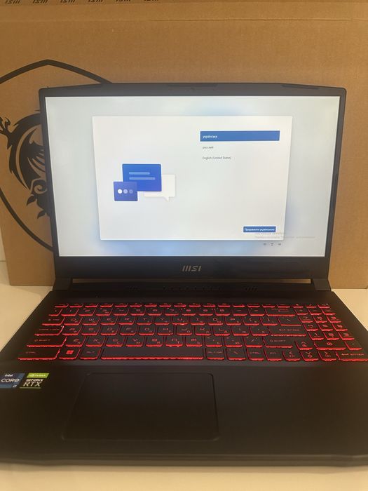 Ігровий ноутбук MSI GF66 Katana