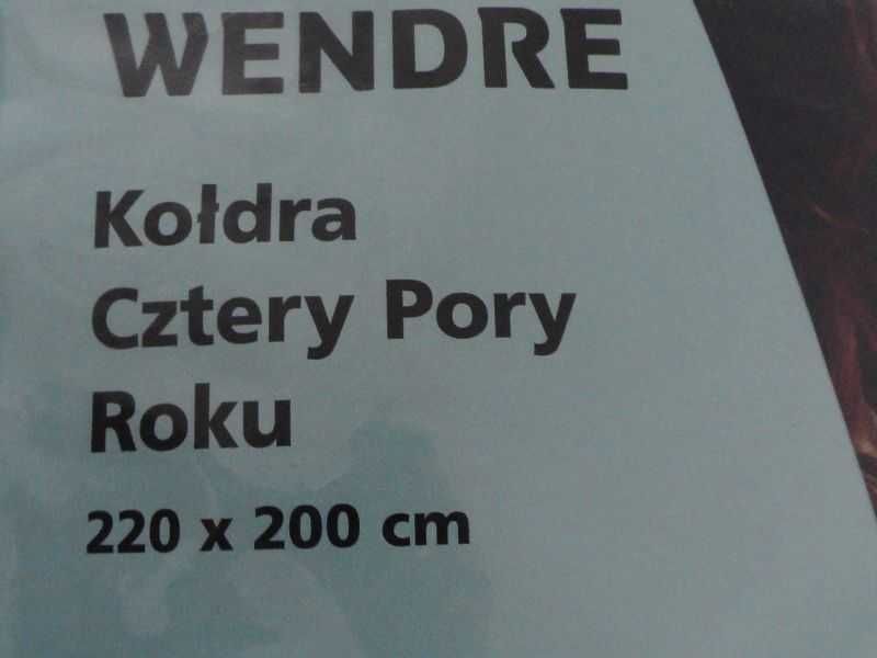 Kołdra WENDRE Cztery Pory Roku 220x200cm antyalergiczna