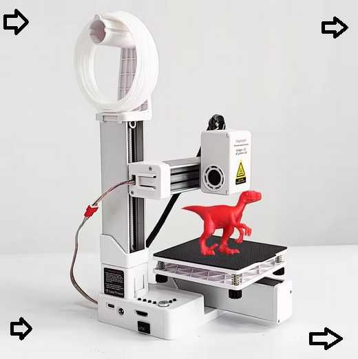 3D-принтер(EasyThreed K10 )Начальный уровень.