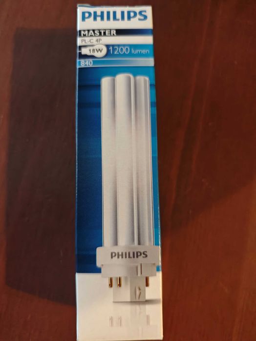 Świetlówka Philips Master 840 PL-C 4P 18W 1200 Lumen